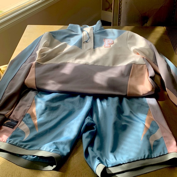 Pink dolphin short top set - Picture 1 of 8